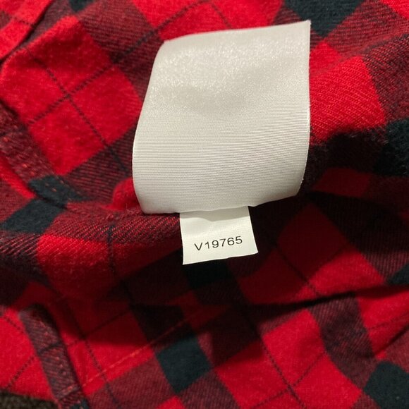 Filson Garment Women’s Small Alaskan Guide Flannel Shirt Plaid Red Black - Picture 5 of 8